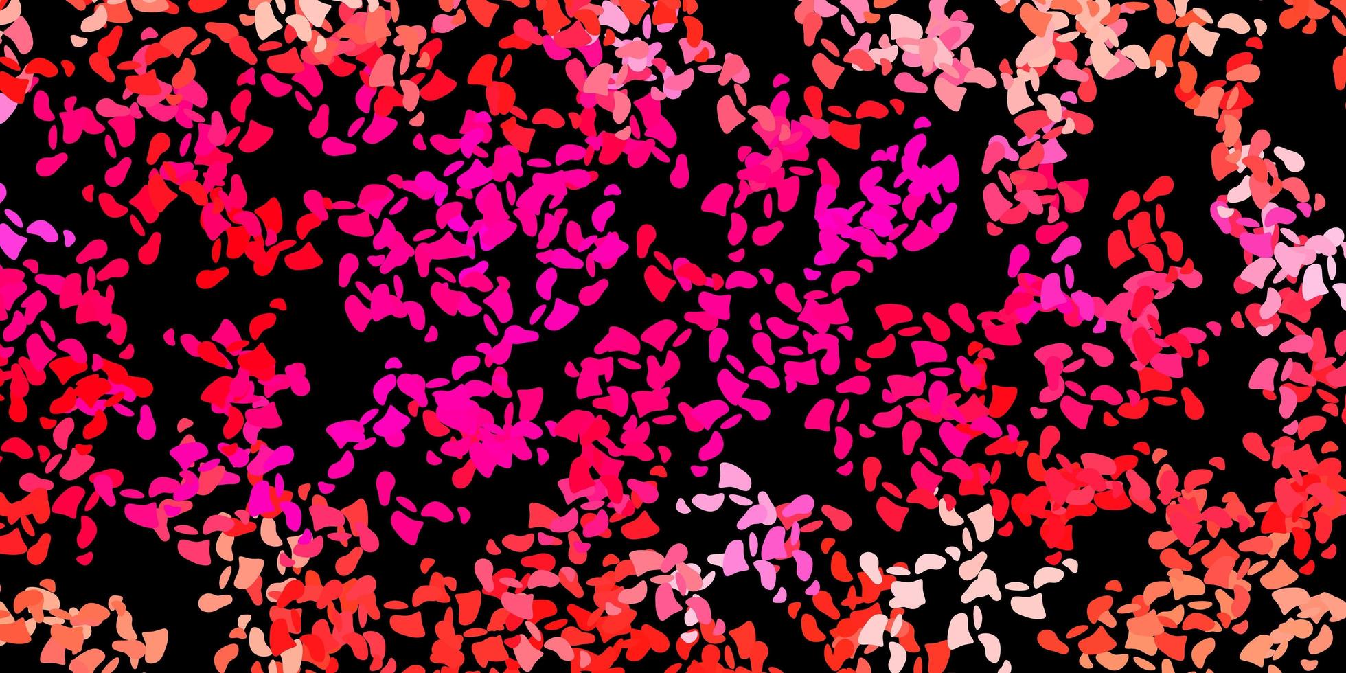 Dark pink vector background with random forms