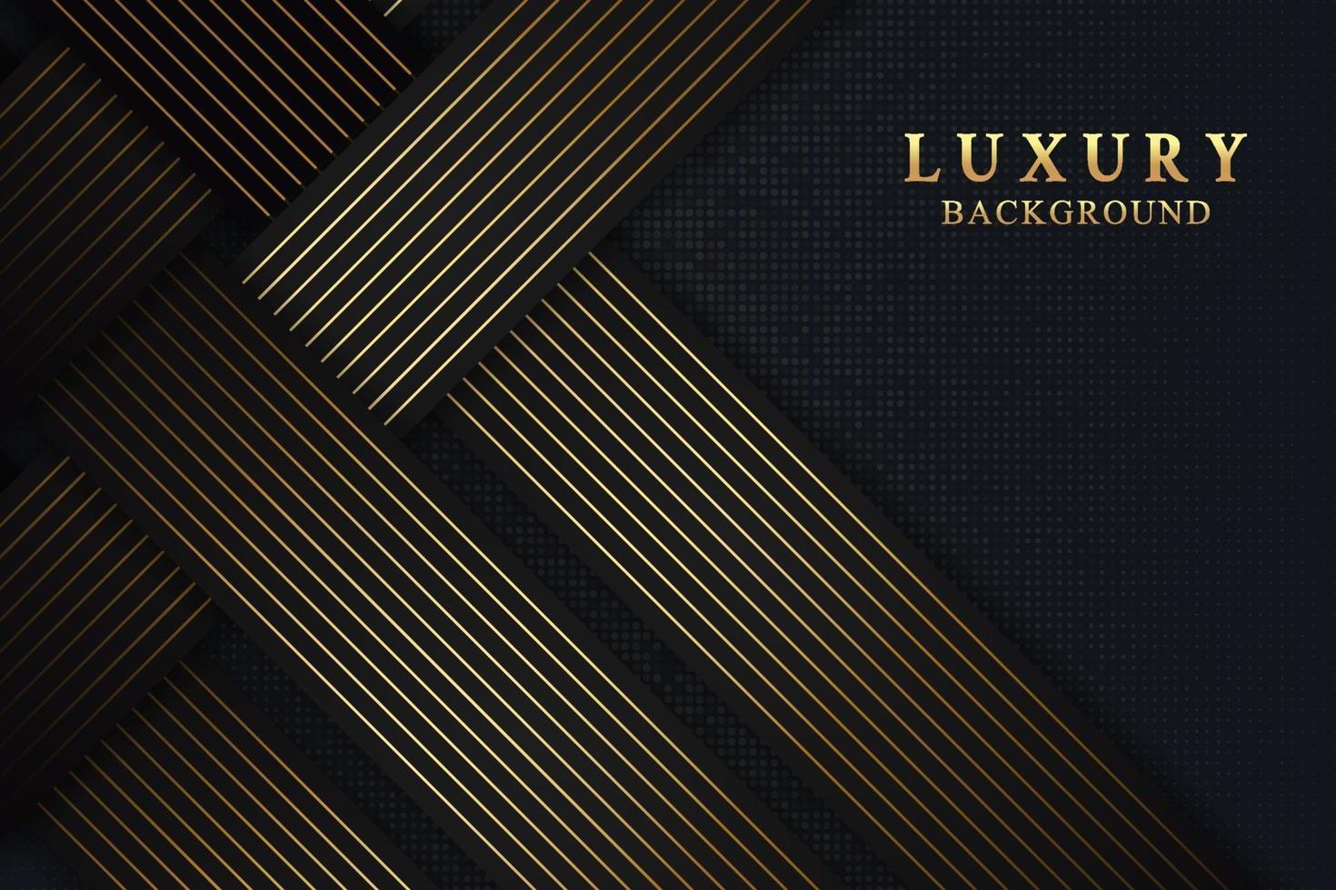Elegant luxury background concept with black and gold texture vector