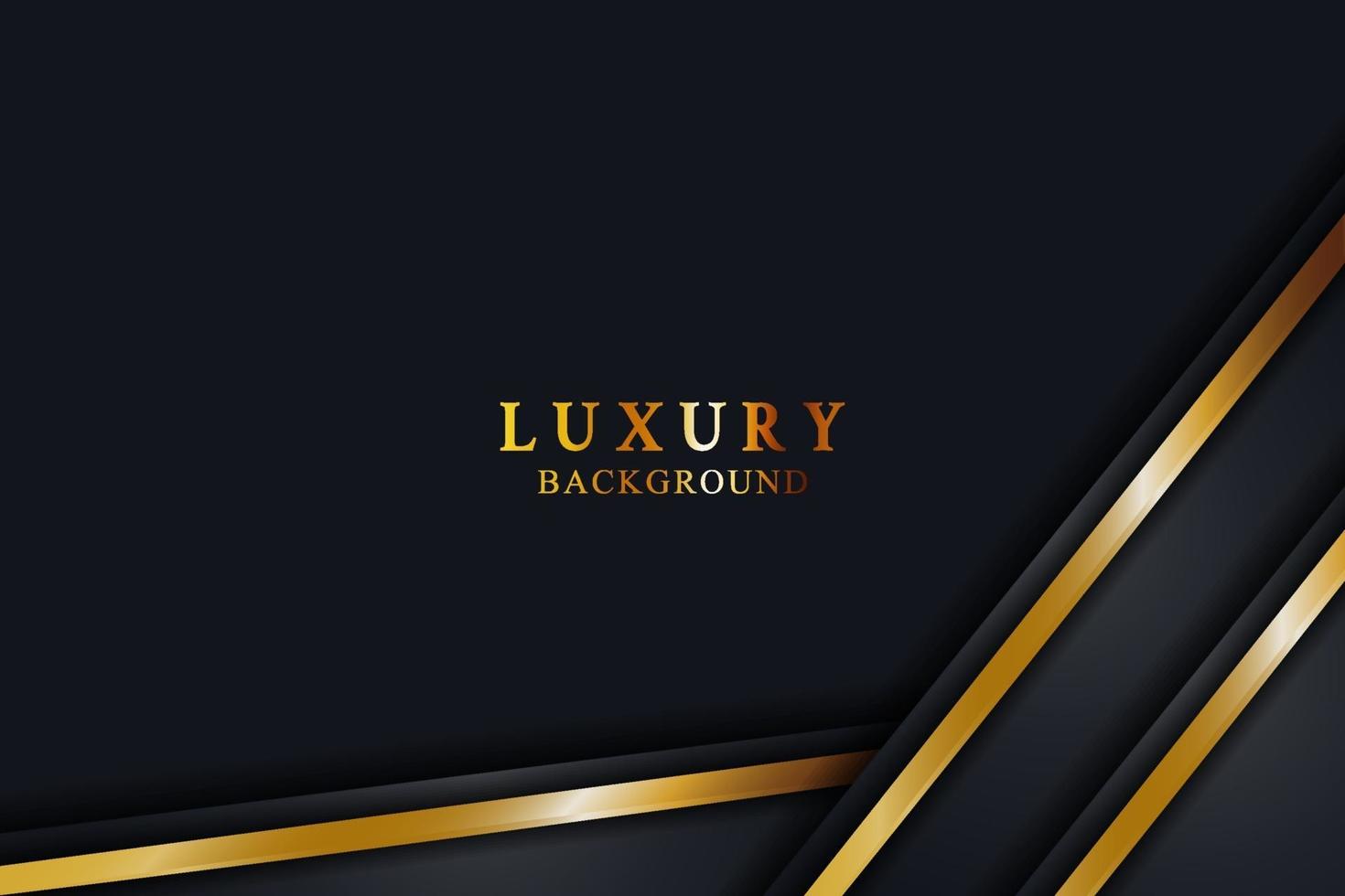 Elegant luxury background concept with black and gold texture vector