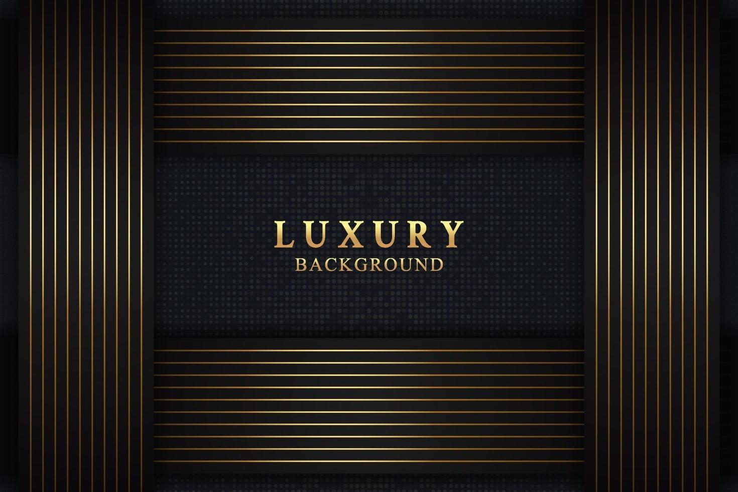 Elegant luxury background concept with black and gold texture vector