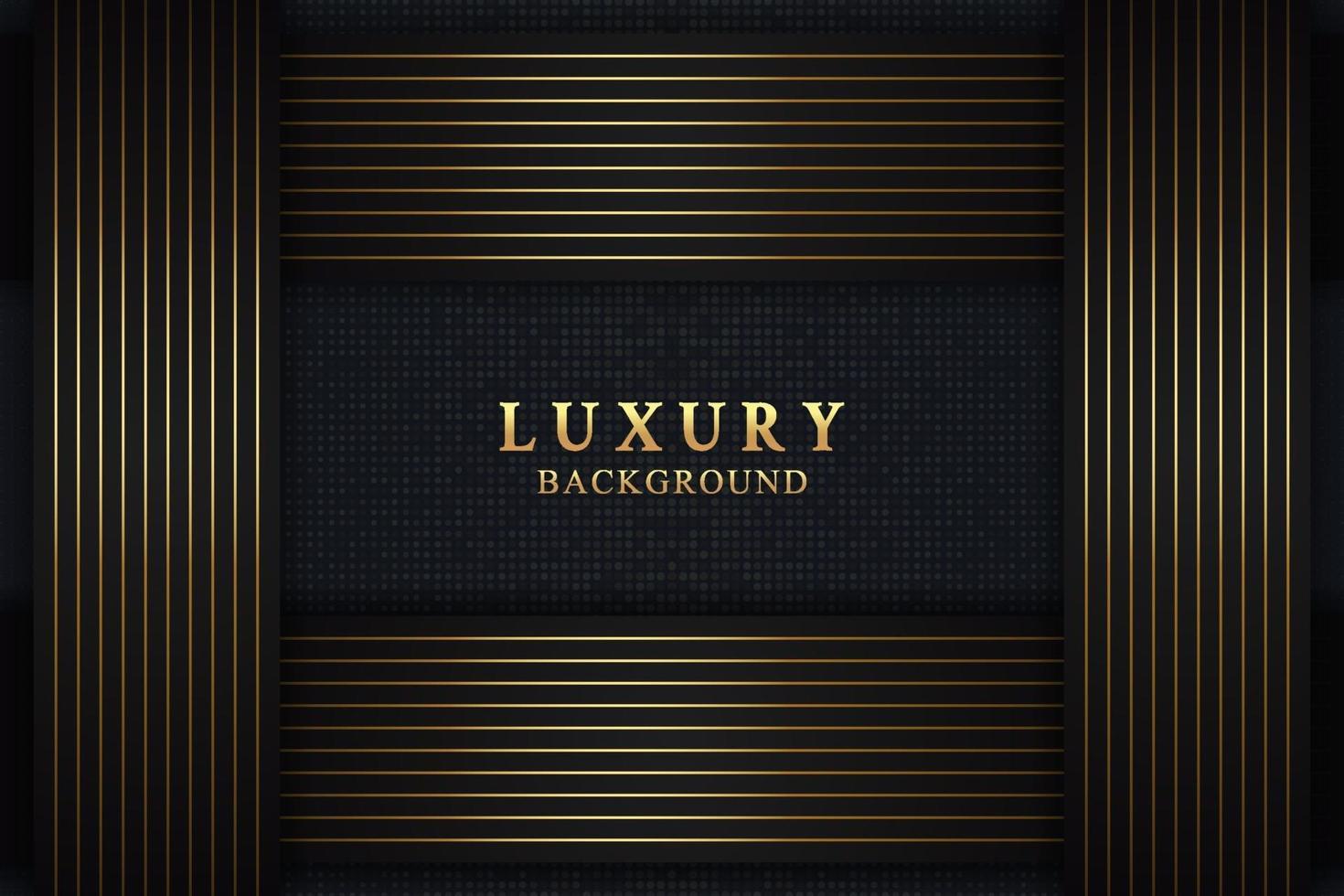 Elegant luxury background concept with black and gold texture vector