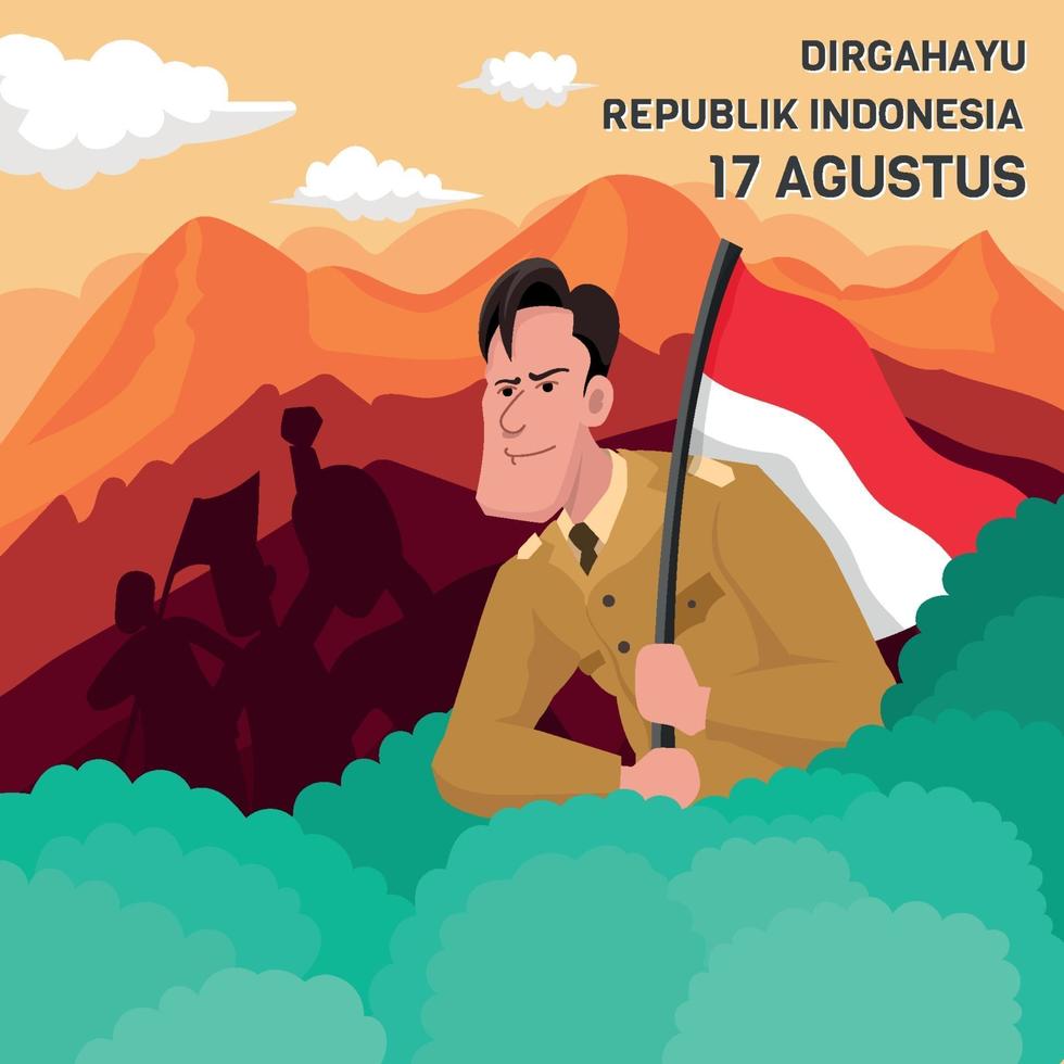 Indonesia Independence Day vector