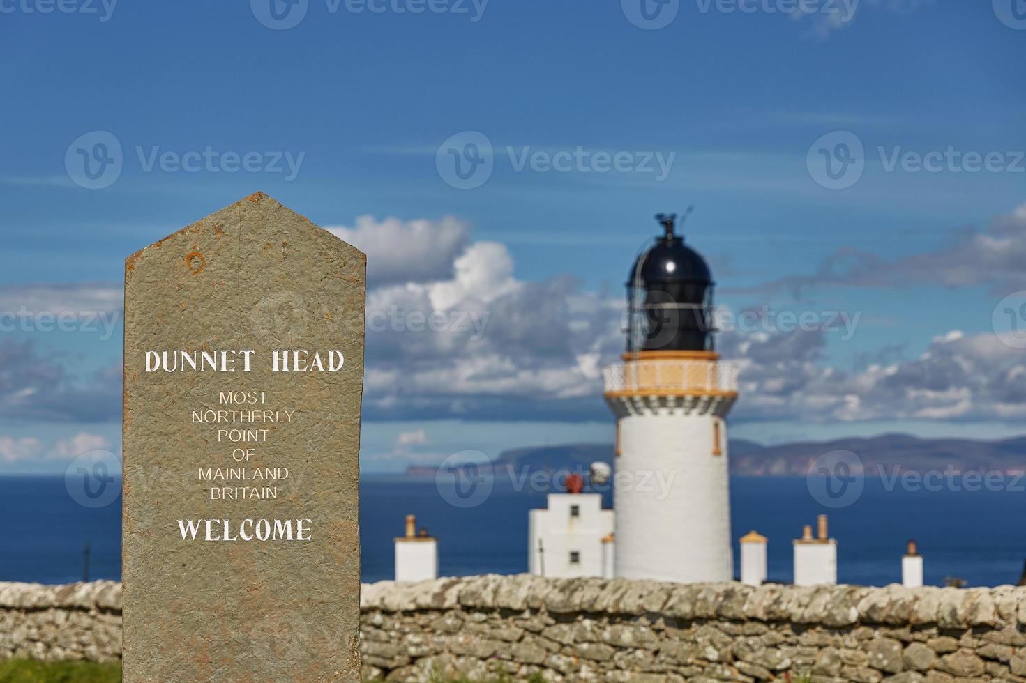 Faro de Dunnet Head en Dunnet Head foto