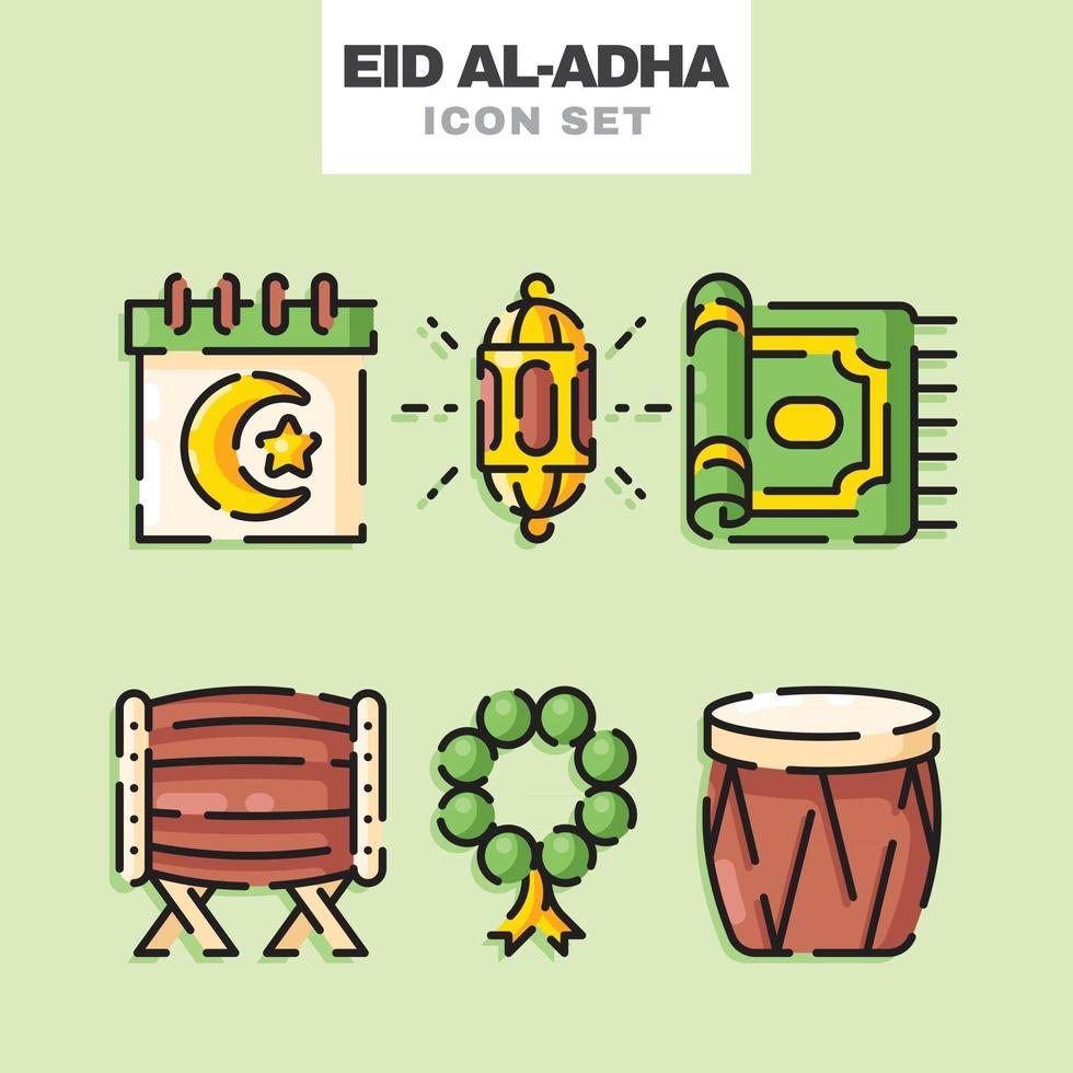 Eid Al Adha Icon Set vector