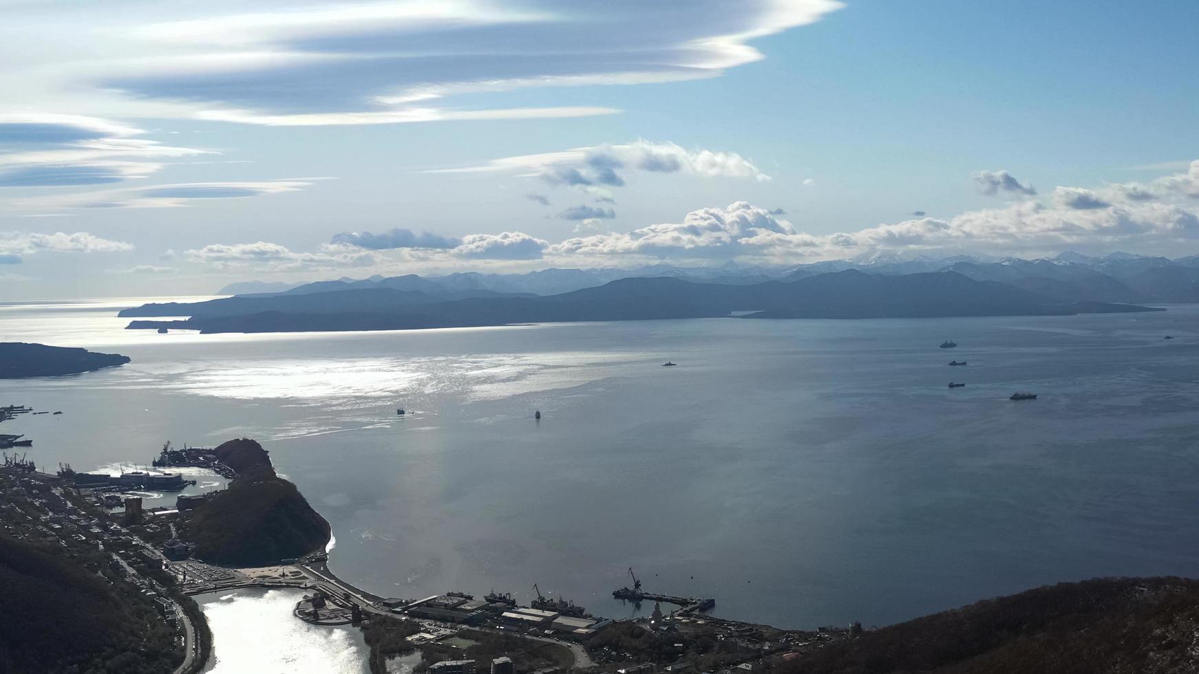 reconocimiento aéreo de petropavlovsk kamchatsky rusia foto