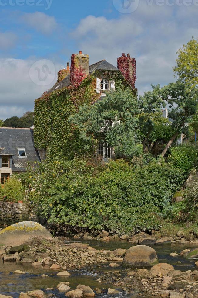 Pont Aven a commune in the Finistere department of Brittany, Bretagne, France photo