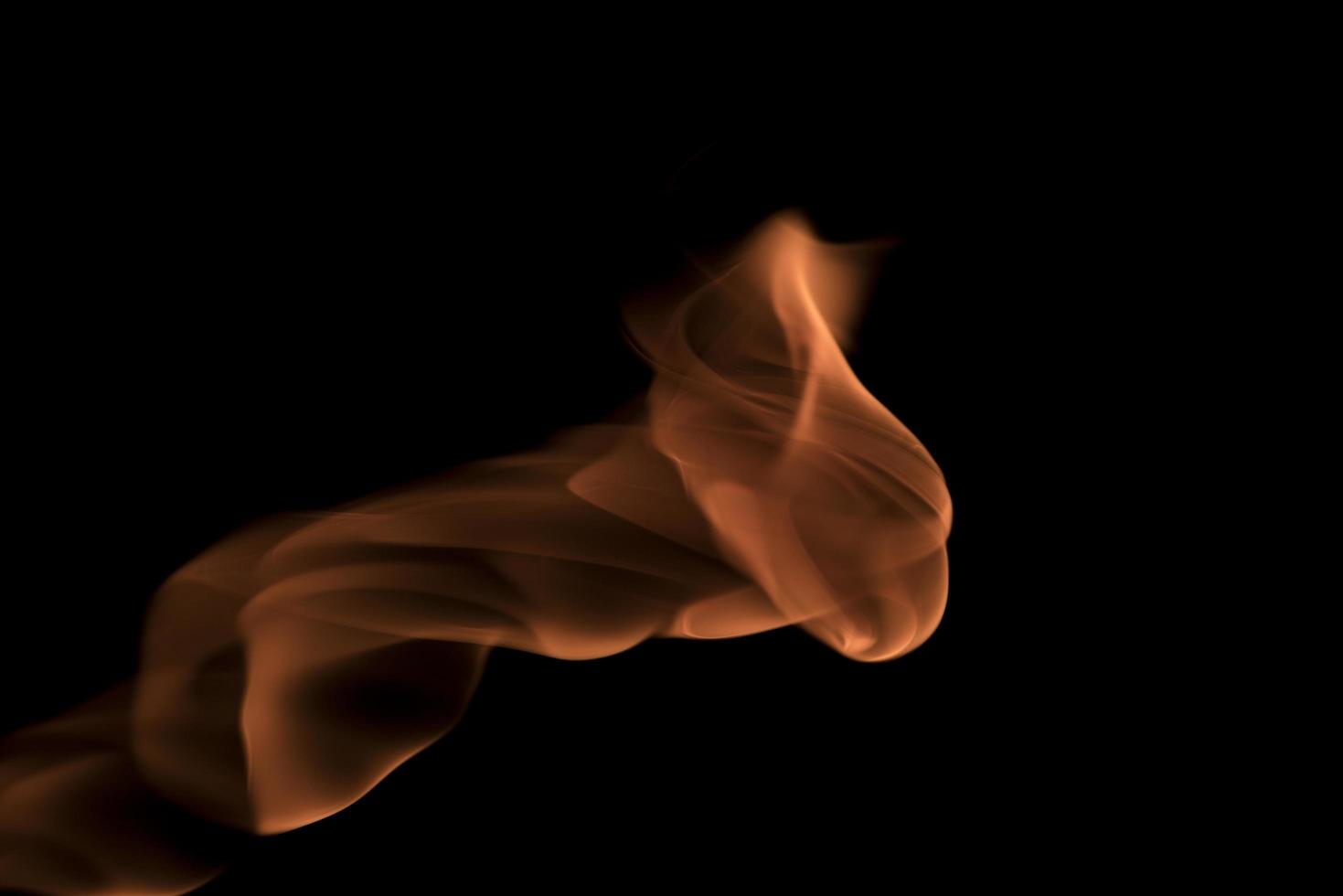 Wallpaper fire and flames on a black background photo