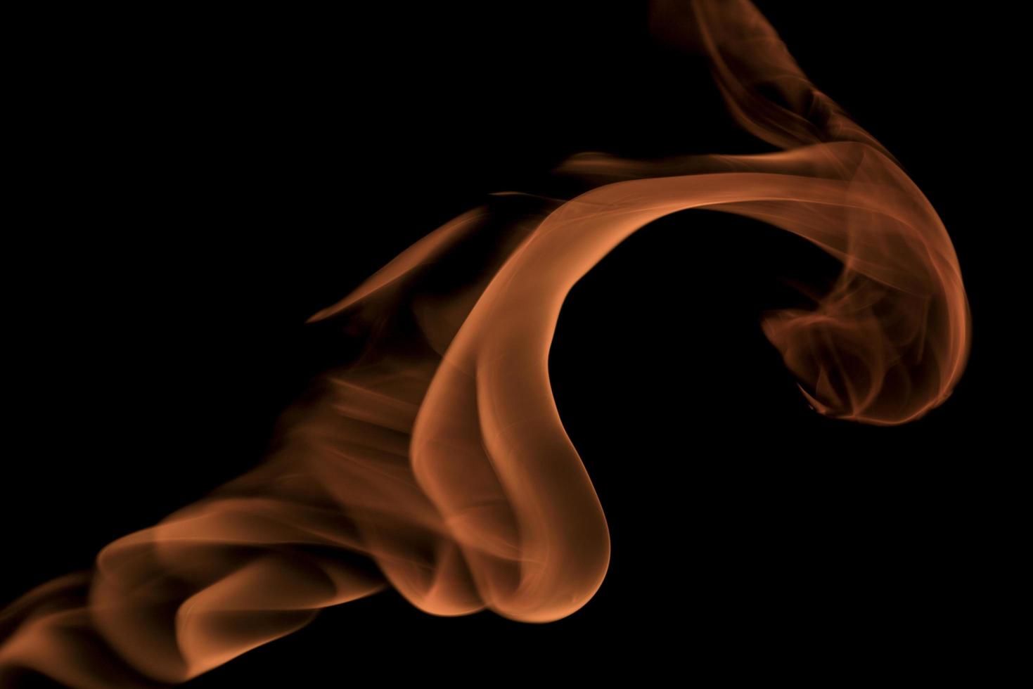 Wallpaper fire and flames on a black background photo