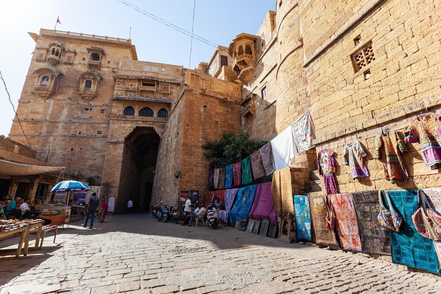 Fuerte de Jaisalmer en Rajasthan, India foto