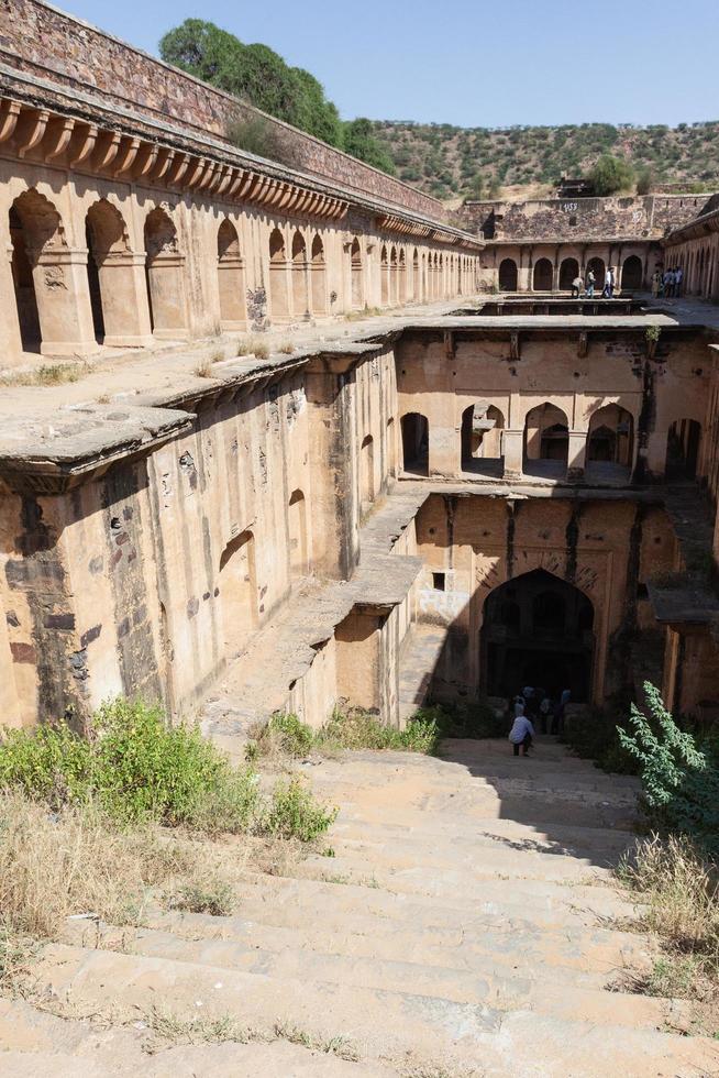 Step Well in Bawdi, near Neemrana Fort, Rajasthan, India photo