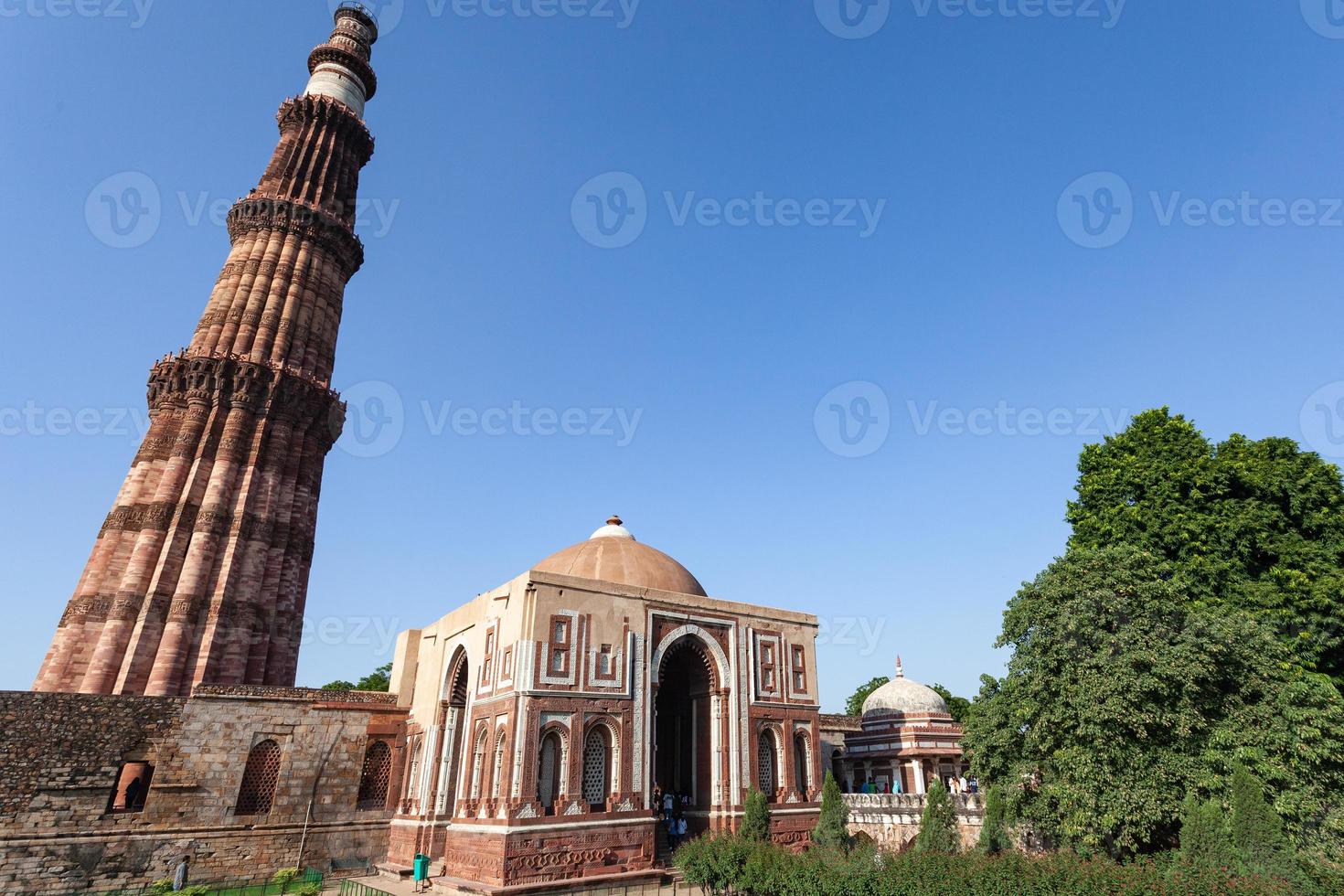 Qutub Minar en Nueva Delhi, India foto