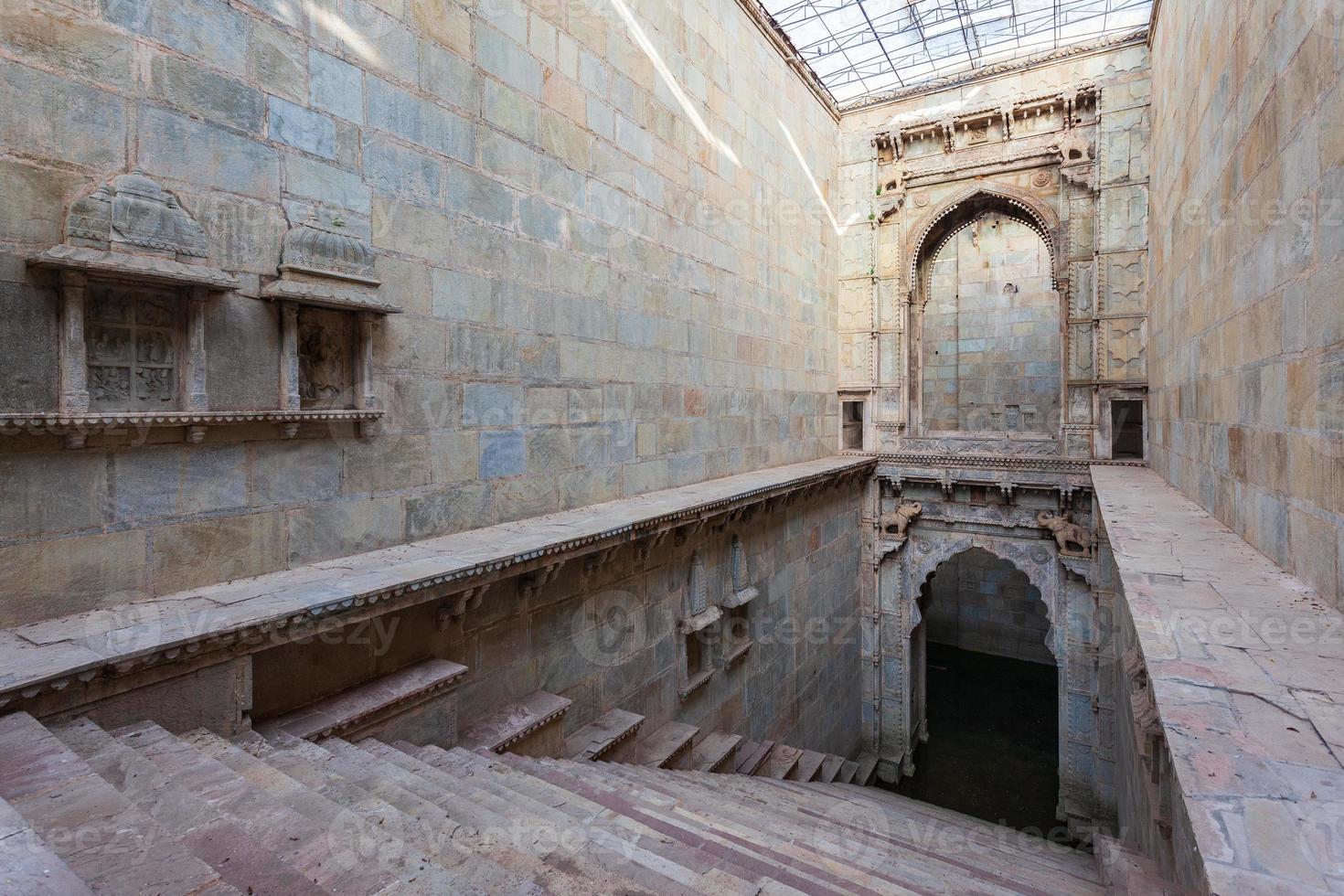 Step Well in Bundi, Rajasthan India photo