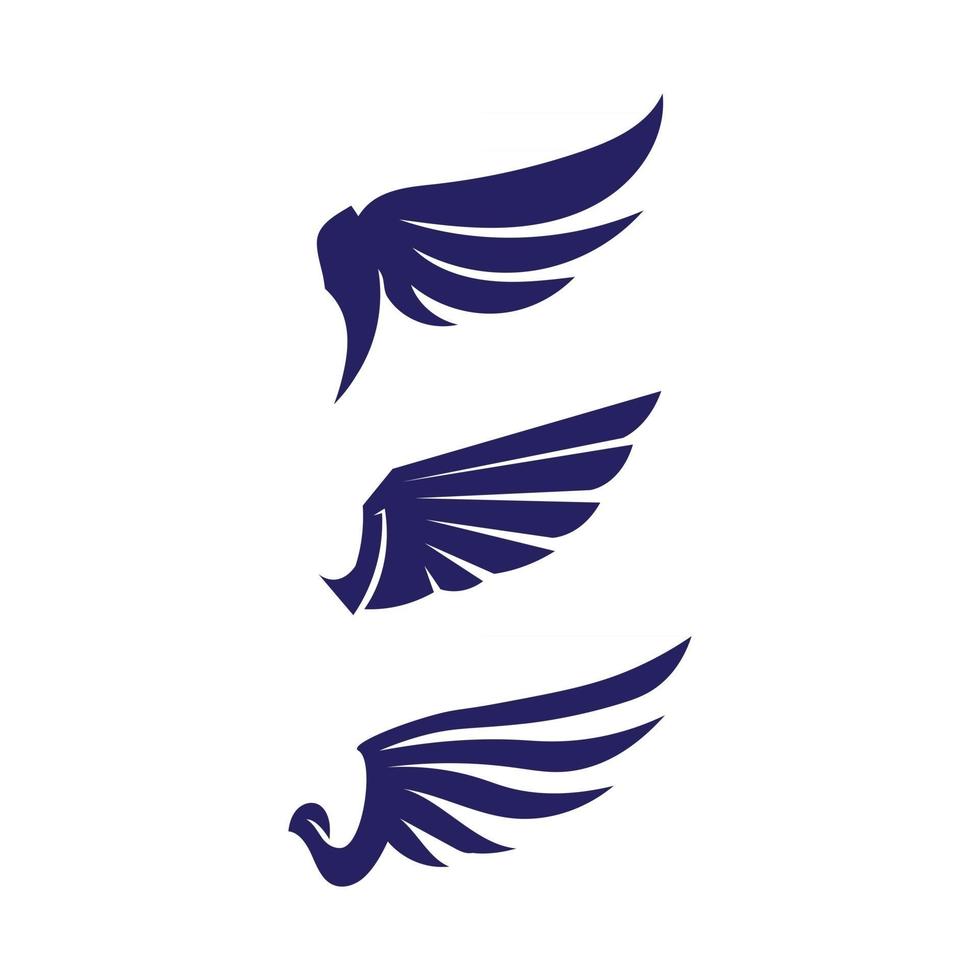 Falcon Wings Logo Template vector icon logo design app