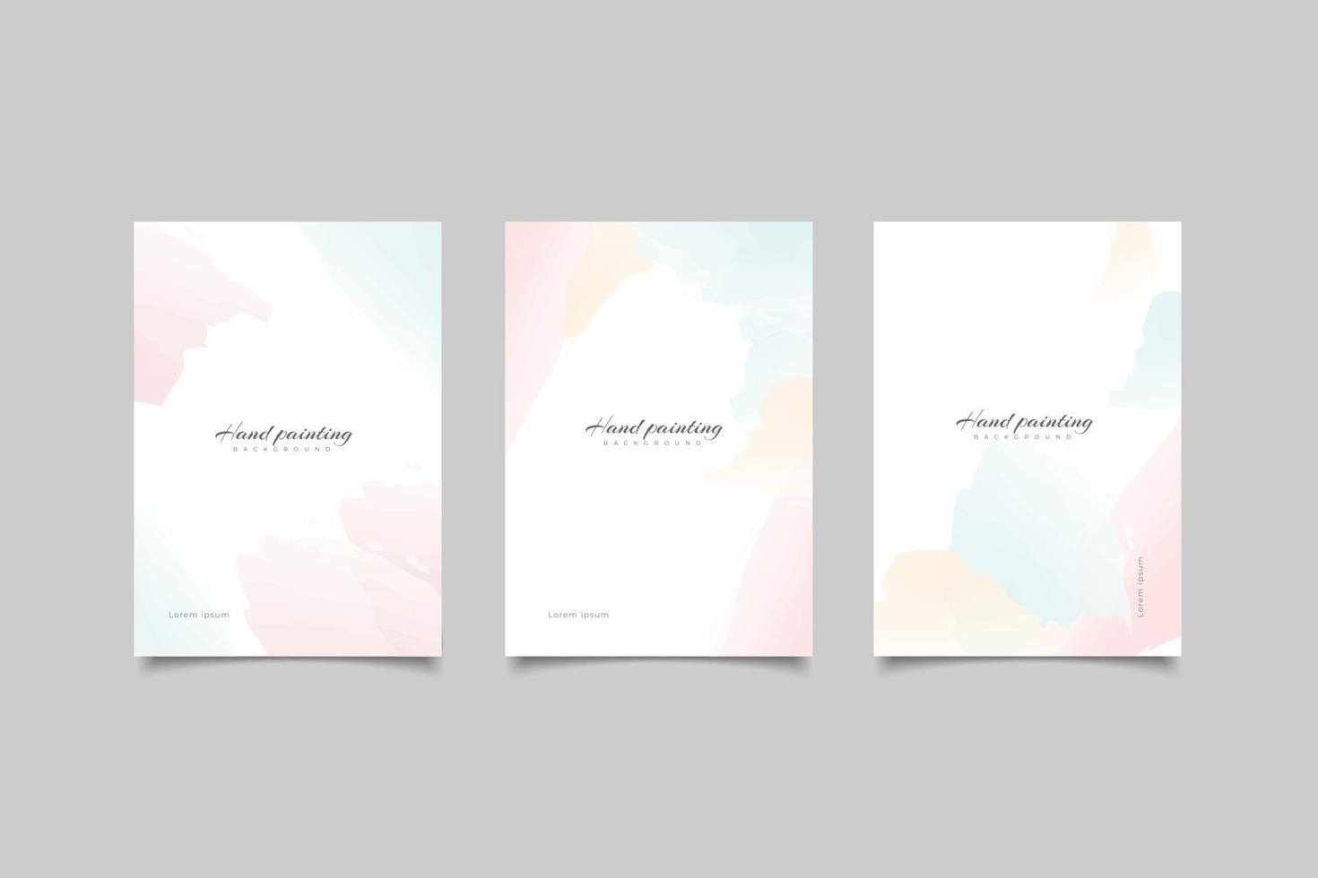 Template cover hand painted 2549096 Vector Art at Vecteezy