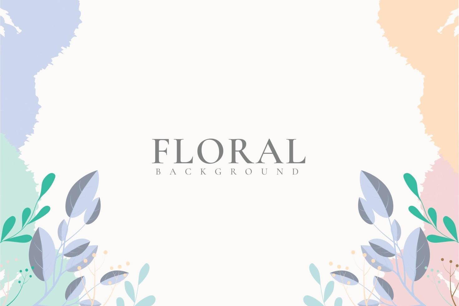 fondo floral abstracto vector
