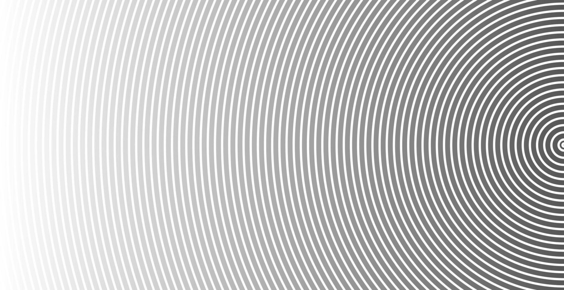 Circle line background sound wave graphics vector