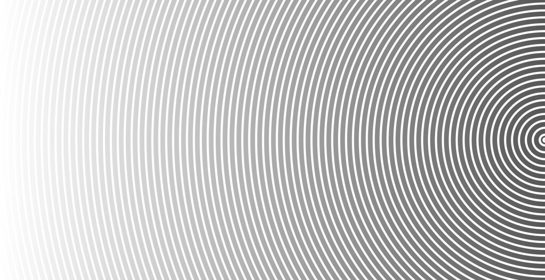 Circle line background sound wave graphics vector