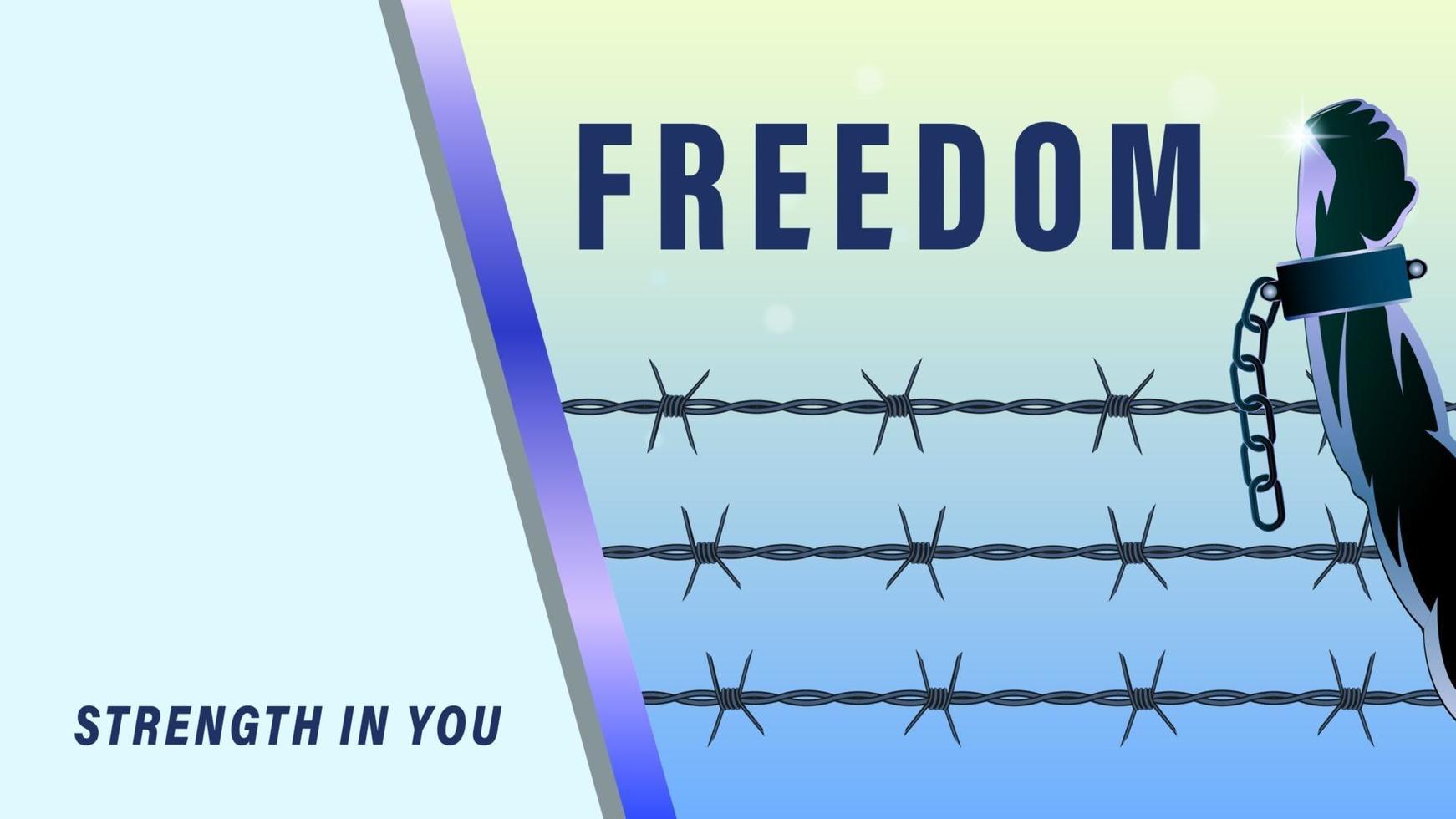 Freedom struggle background vector