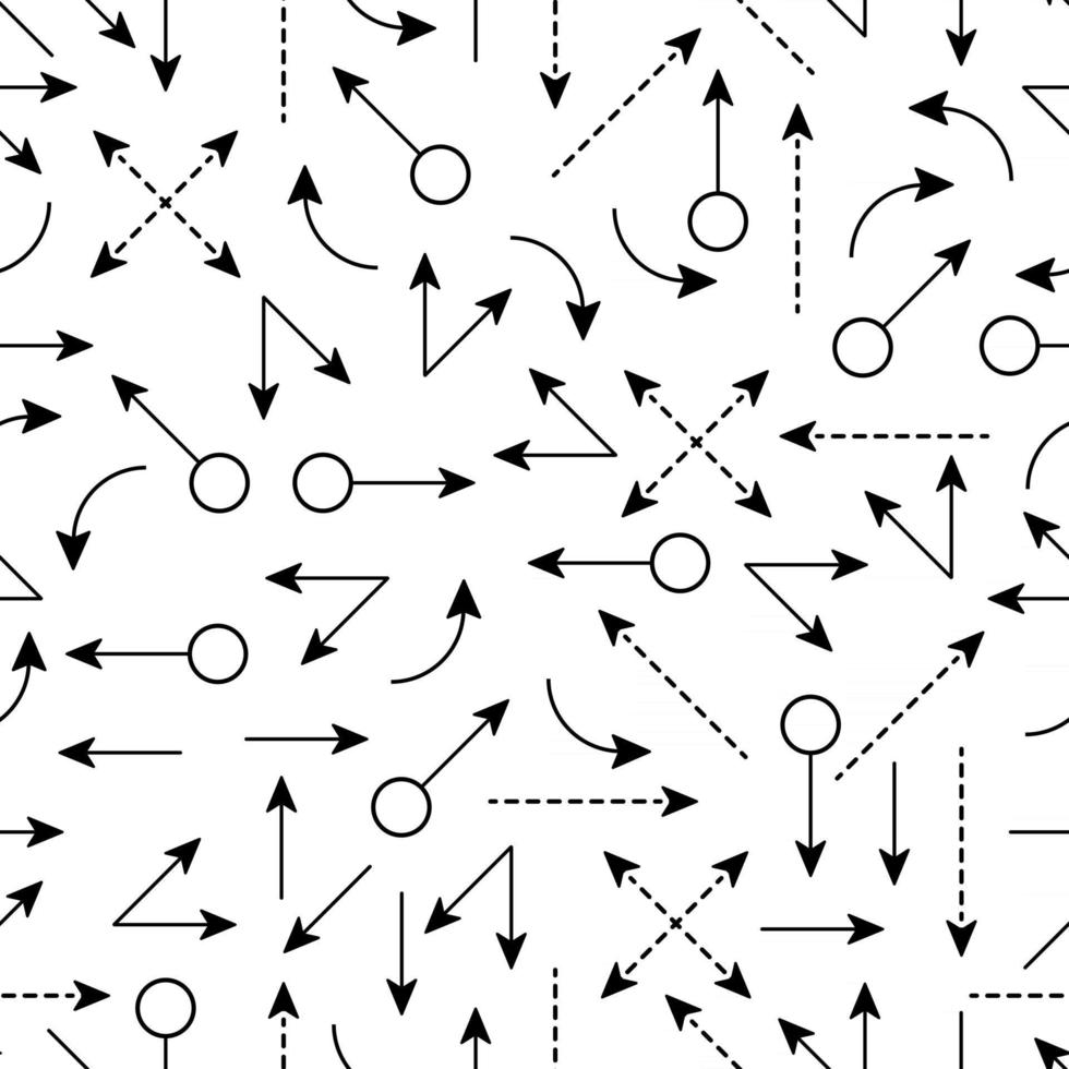 arrow seamless pattern vector