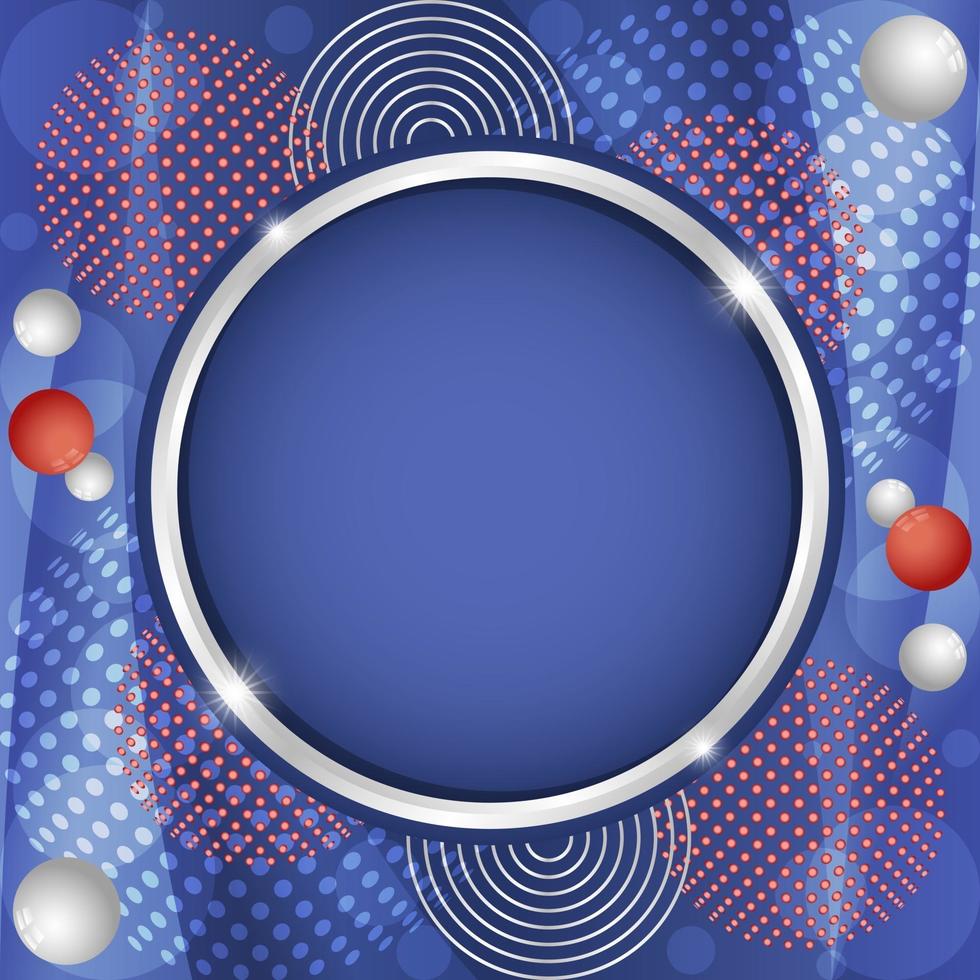 gradiente geométrico abstracto rojo azul blanco fondo vector