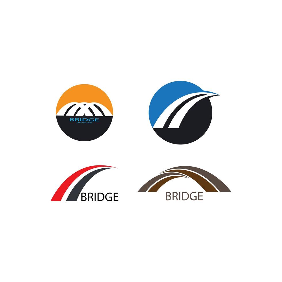 Bridge Logo Template vector