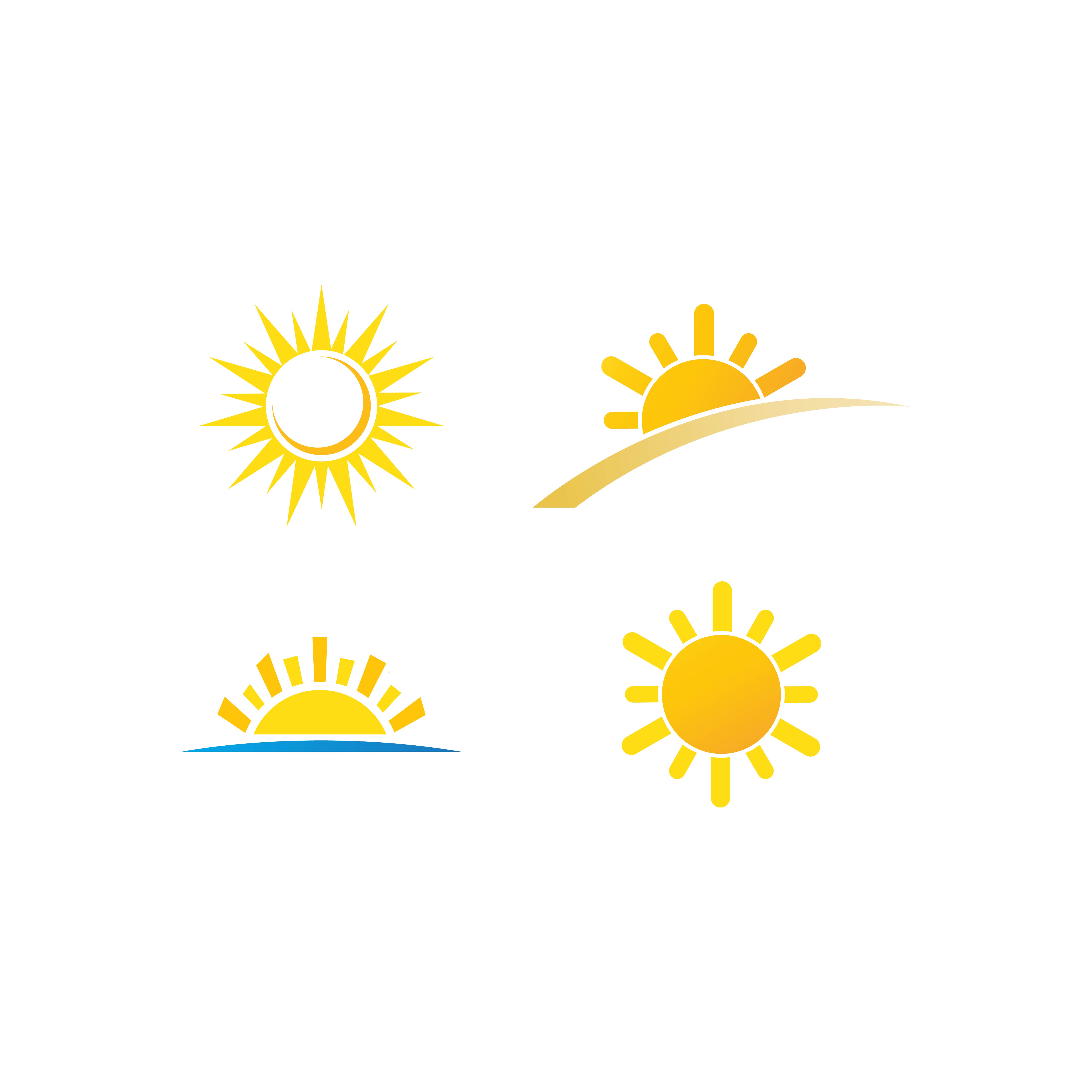 sun illustration logo 2549685 Vector Art at Vecteezy