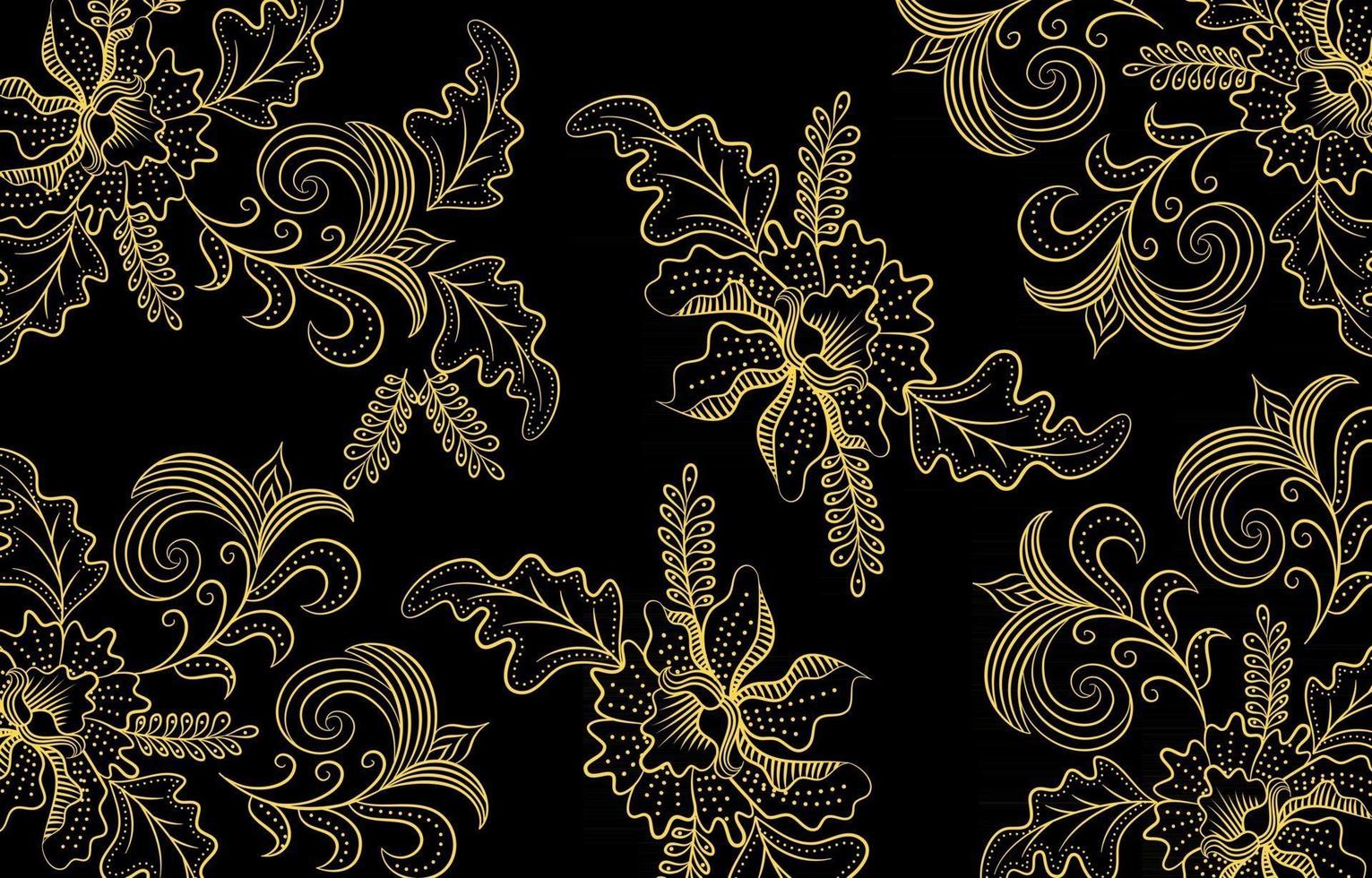 Gold and Black Batik 2550217 Vector Art at Vecteezy