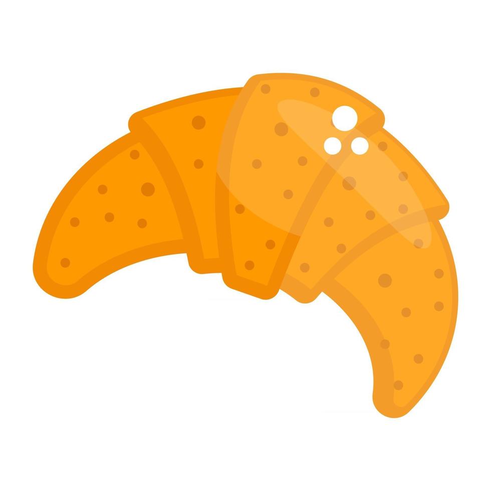 Croissant Pastry Design vector