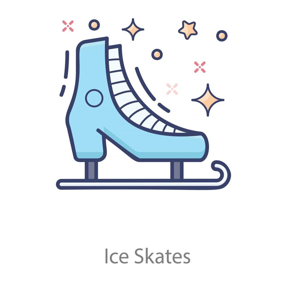 Ice Skates shoes vector