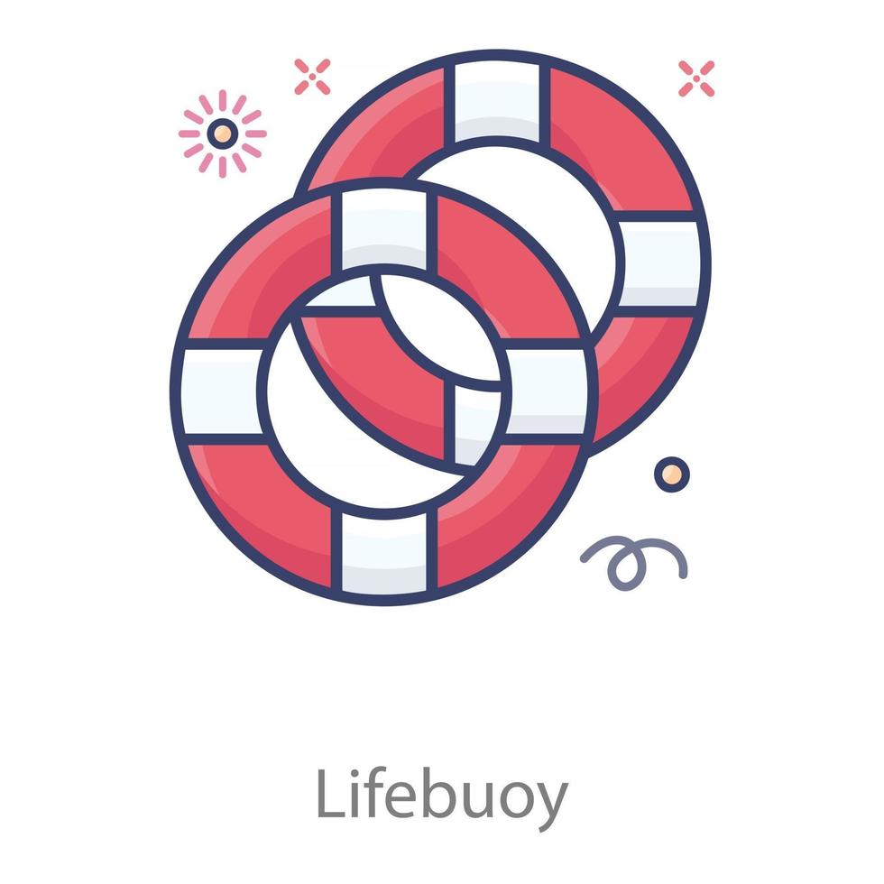 Lifebuoy  Tube Rings vector