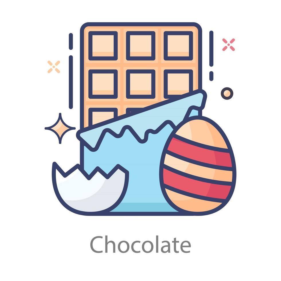 Chocolate Editable Design vector