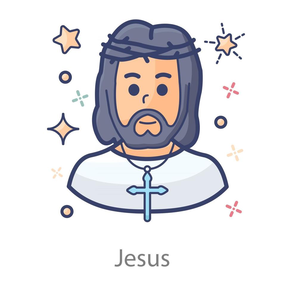 Jesus Trinity or Godhead vector