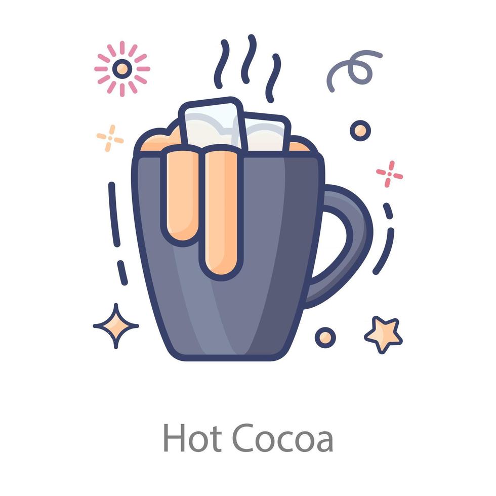 Hot Cocoa Design vector