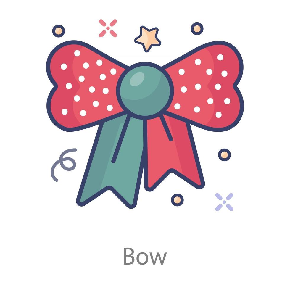 Bow Design of Christmas vector