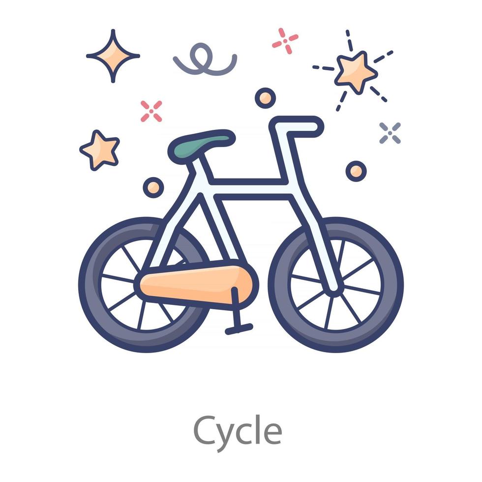 Cycle  Pedal Bike vector