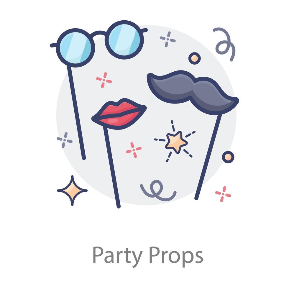 Party Props style vector