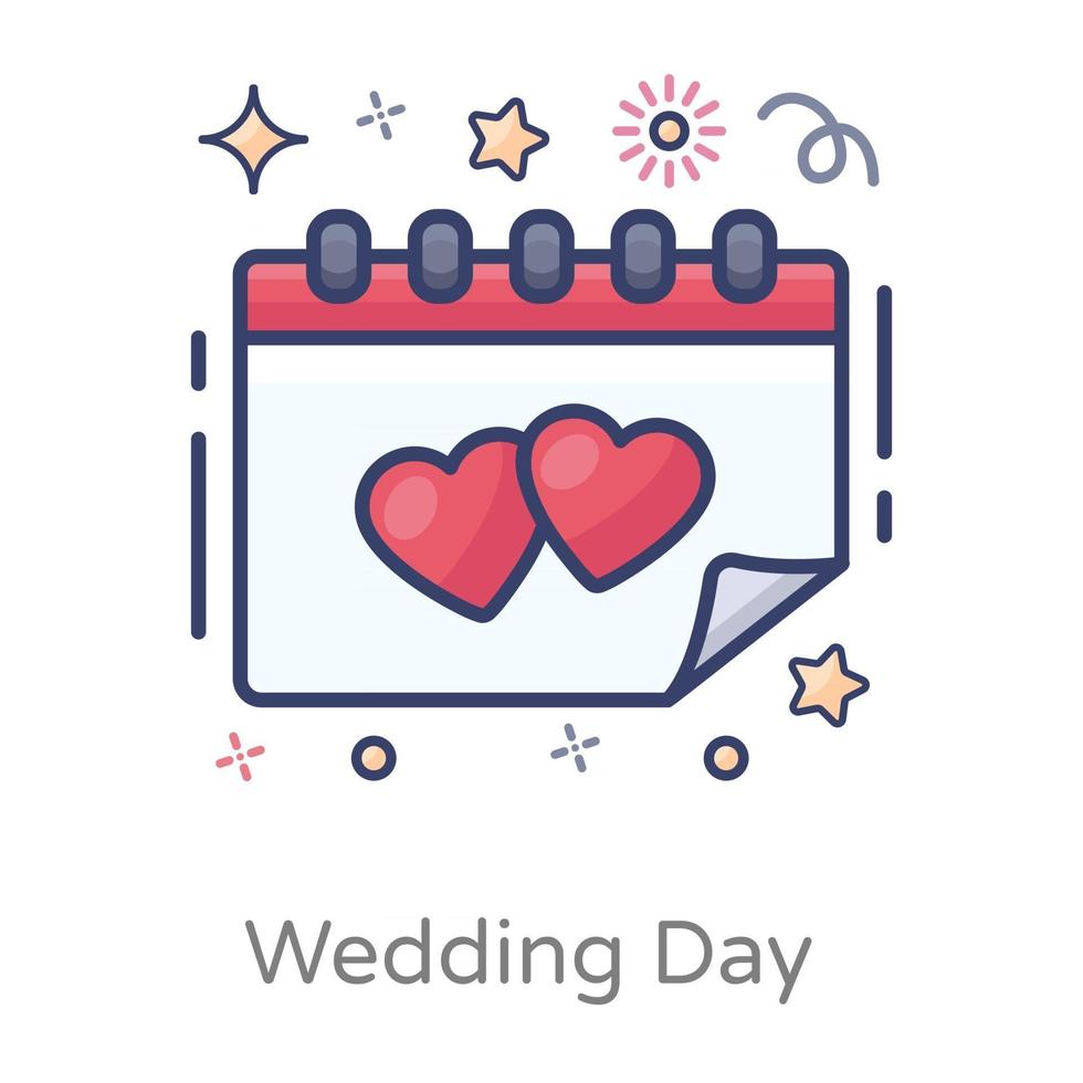 Wedding Day Symbol vector