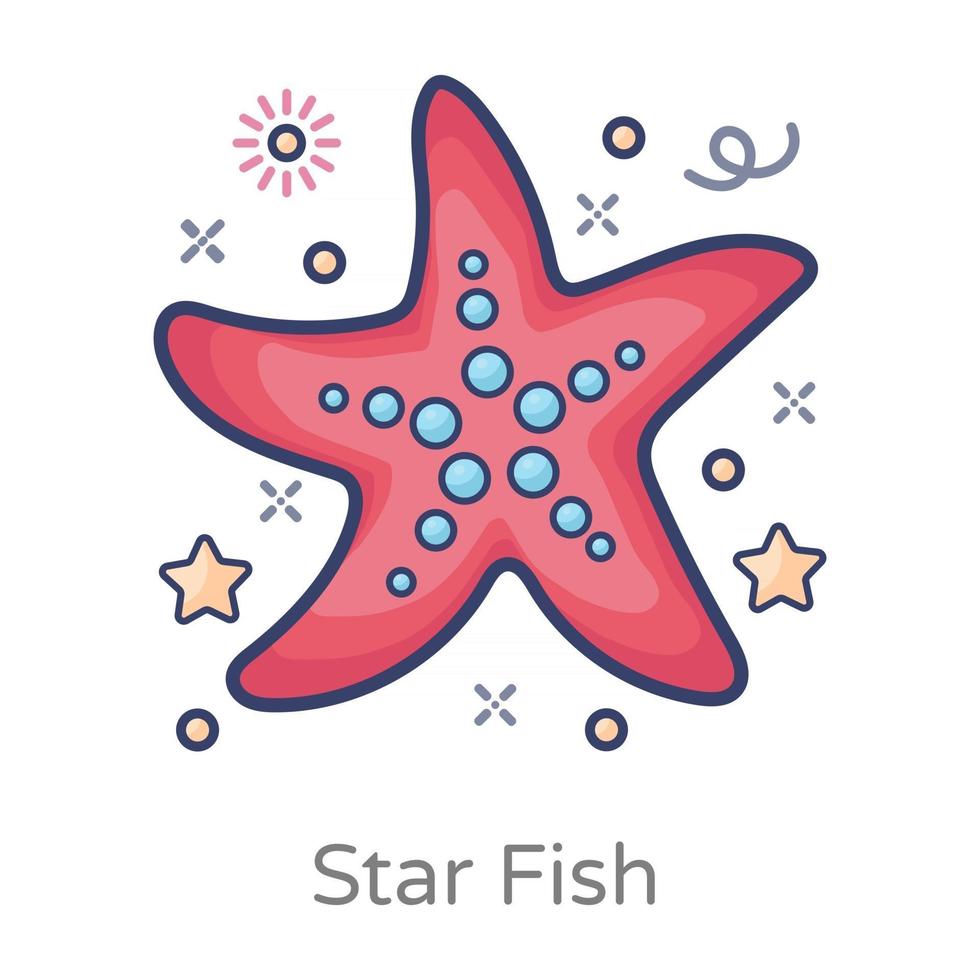 starfish Aquatic Animal vector