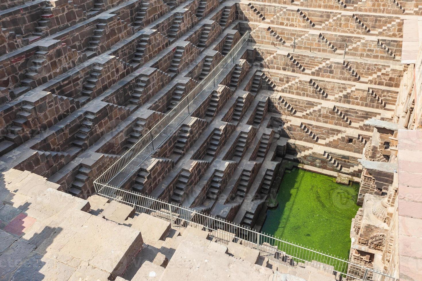 Step Well in Abhaneri, Rajasthan, India photo