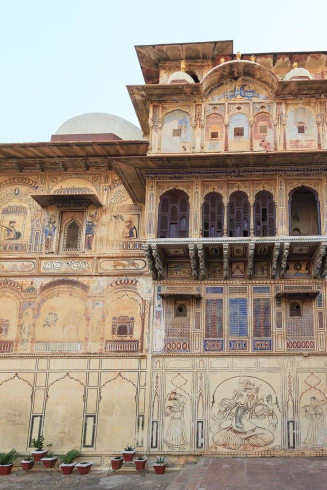 Palacio de la ciudad de Karauli, Rajasthan, India foto