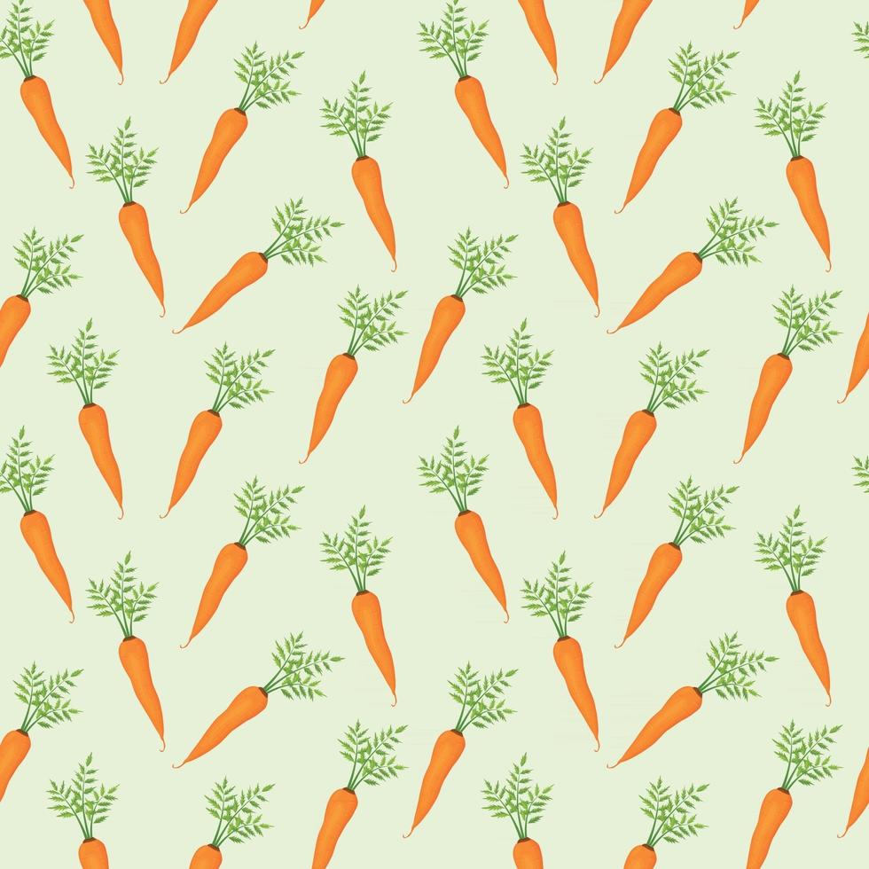 Vector seamless pattern with carrots can be used as a design for packaging paper wallpaper tableware notebooks and other things