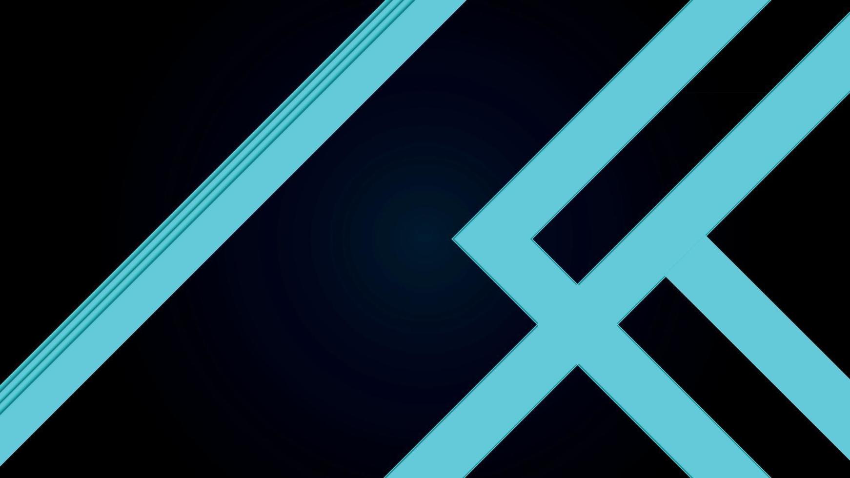 Abstract angled lines on dark background vector