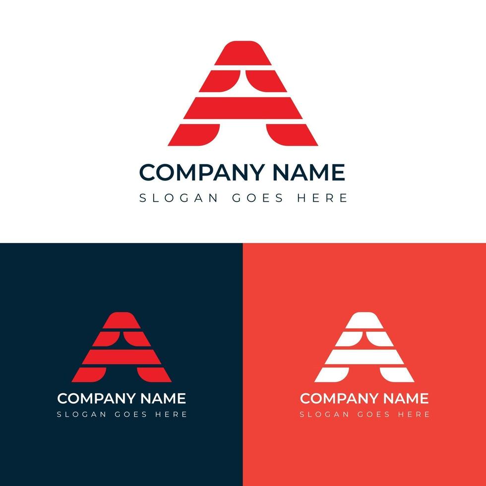 A Letter Logo Design vector