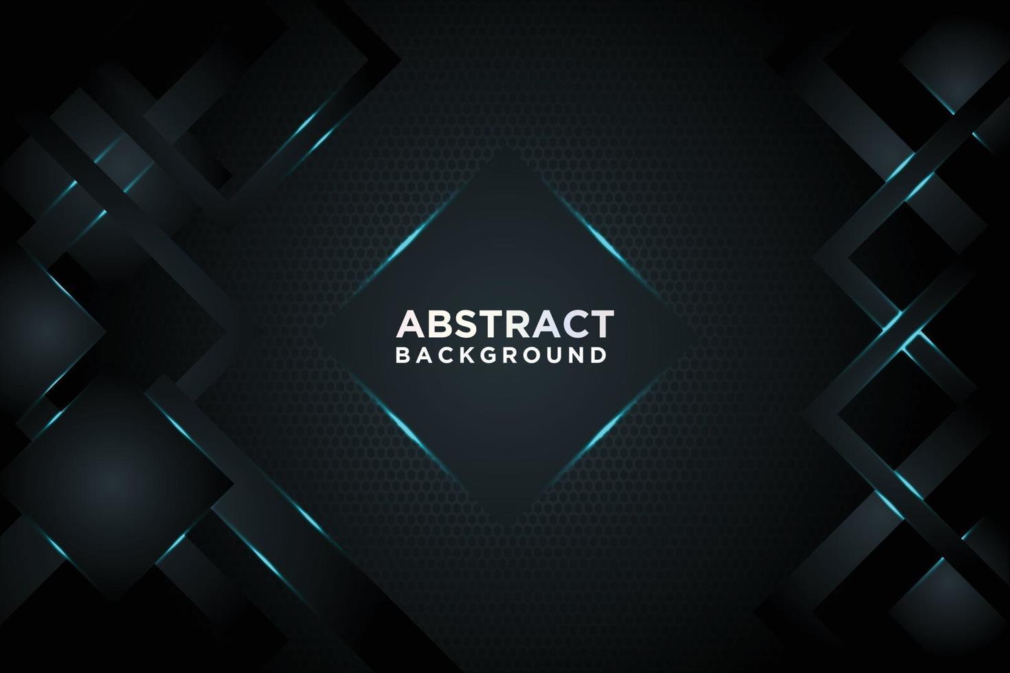 Dark Luxury Geometric Abstract Background vector