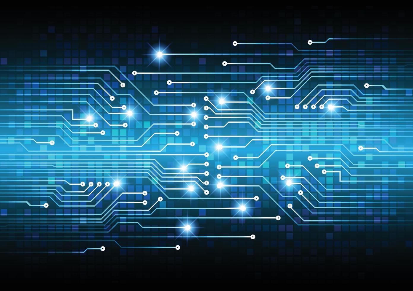 cyber circuit future technology concept background vector