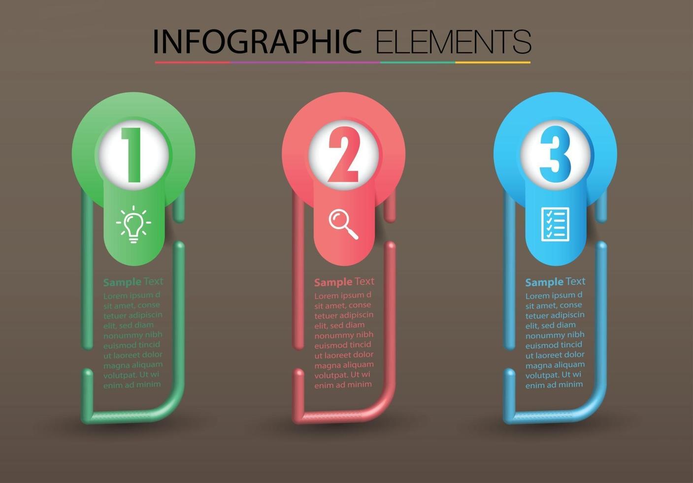 modern text box template banner Infographics vector