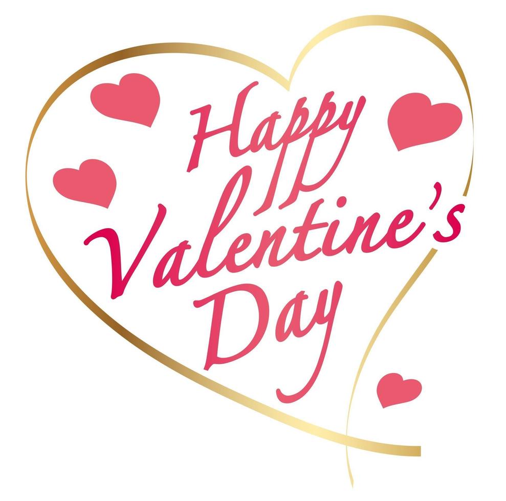 Valentines Day Vector Symbol Illustration Isolated On A White Background