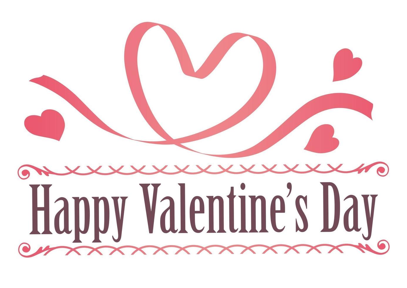 Valentines Day Vector Symbol Illustration Isolated On A White Background