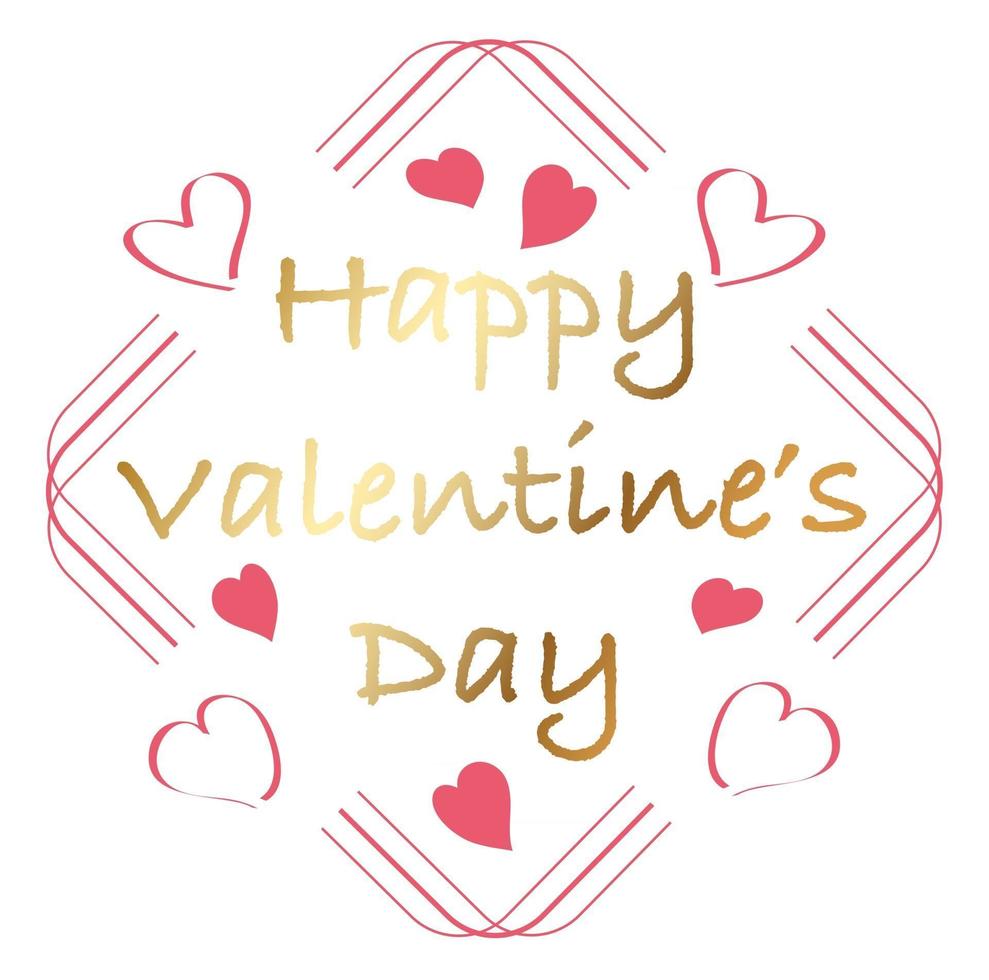 Valentines Day Vector Symbol Illustration Isolated On A White Background