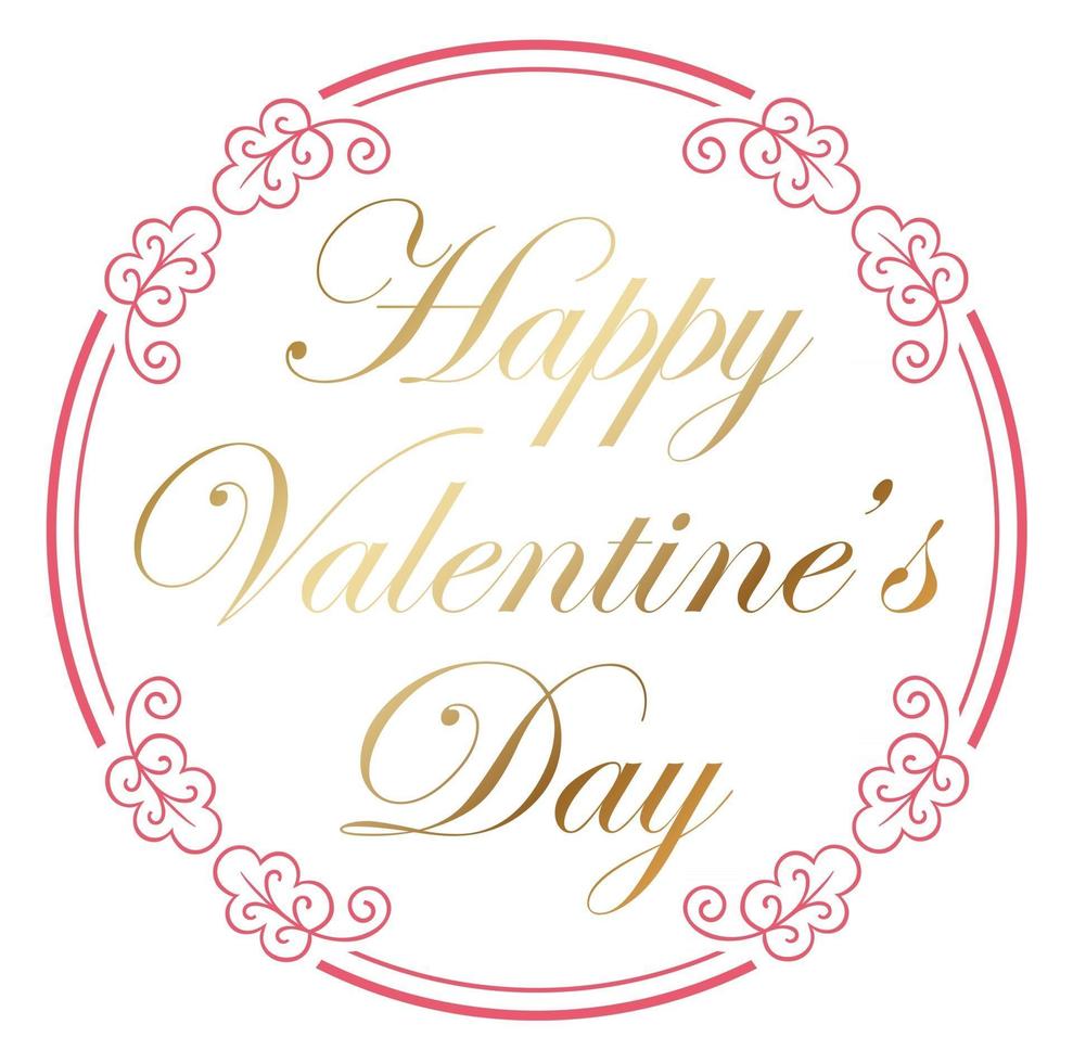 Valentines Day Vector Symbol Illustration Isolated On A White Background